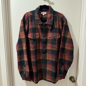 Wallace & Barnes wool-blend shirt-jacket